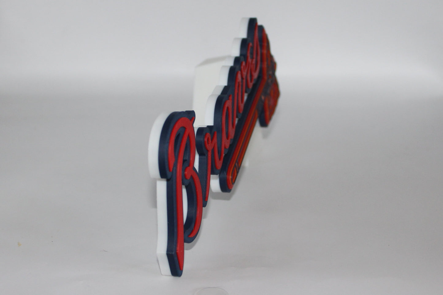 Atlanta Braves, MLB 3D printed Logo Sign Wall Desk Shelf Art