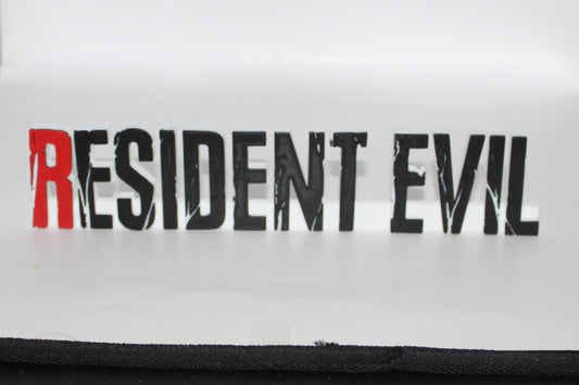 Resident Evil 3D printed Logo Sign Wall Desk Shelf Art