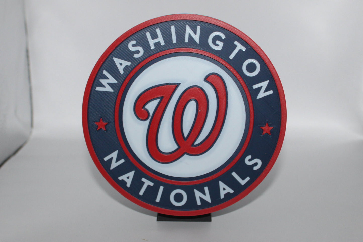 Washington Nationals , MLB 3D printed Logo Sign Wall Desk Shelf Art