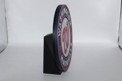 Washington Nationals , MLB 3D printed Logo Sign Wall Desk Shelf Art