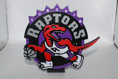Toronto Raptors 3D printed Logo Sign Wall Desk Shelf Art