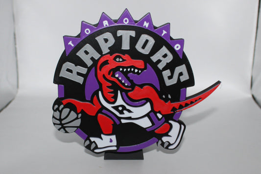 Toronto Raptors 3D printed Logo Sign Wall Desk Shelf Art