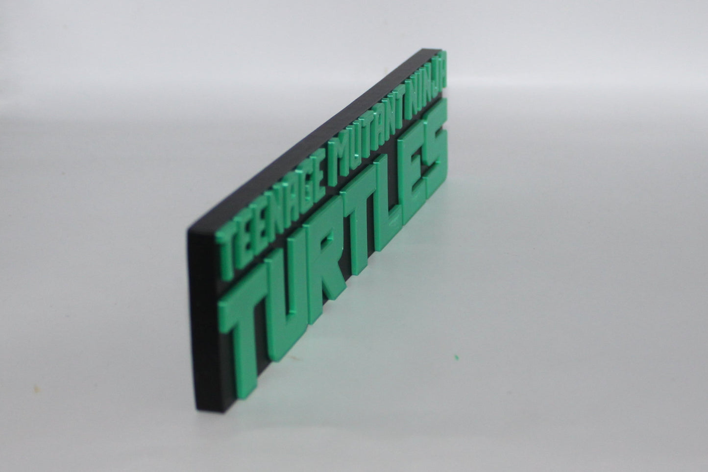 Teenage Mutant Ninja Turtles 3D printed Logo Sign Wall Desk Shelf Art