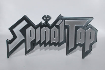 Spinal Tap 3D printed Logo Sign Wall Desk Shelf Art