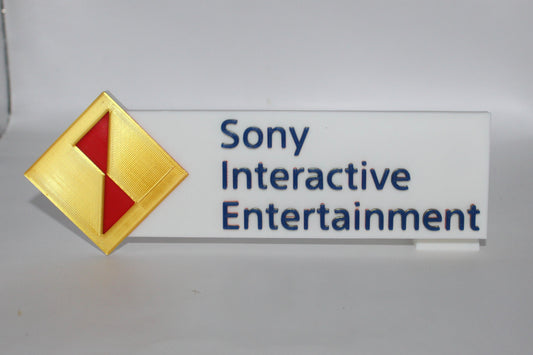 Sony Interactive Entertainment 3D printed Logo Sign Wall Desk Shelf Art