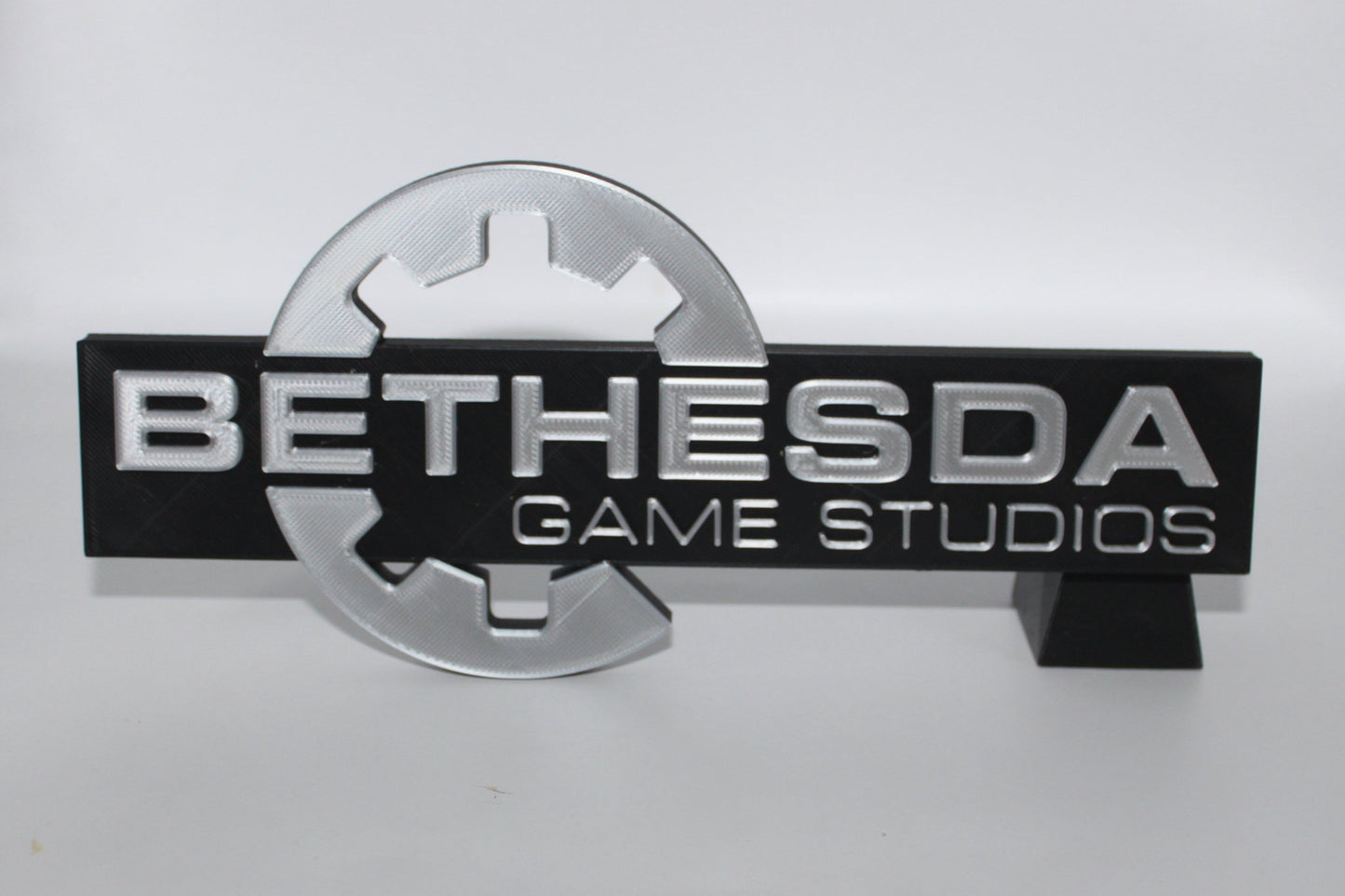Bethesda Game Studios, 3D printed Logo Sign Wall Desk Shelf Art