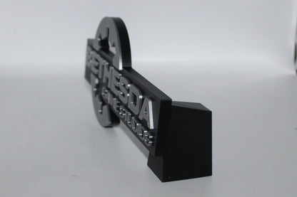 Bethesda Game Studios, 3D printed Logo Sign Wall Desk Shelf Art
