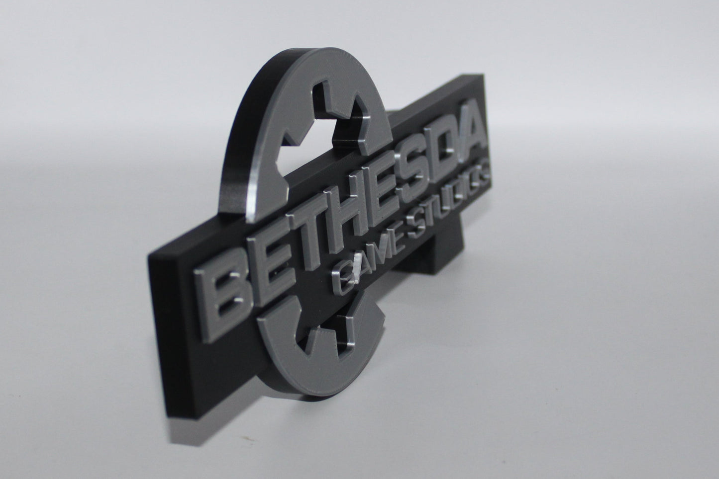 Bethesda Game Studios, 3D printed Logo Sign Wall Desk Shelf Art