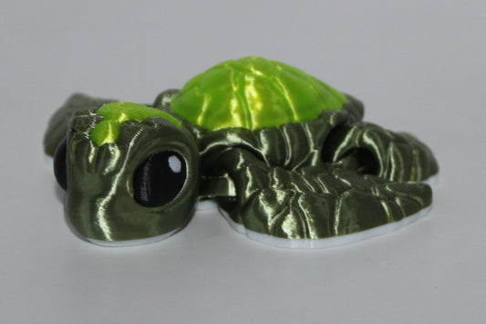 Articulated Baby Turtle – Designed by Cinderwing3D Wall Desk Shelf Art