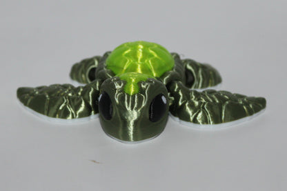 Articulated Baby Turtle – Designed by Cinderwing3D Wall Desk Shelf Art