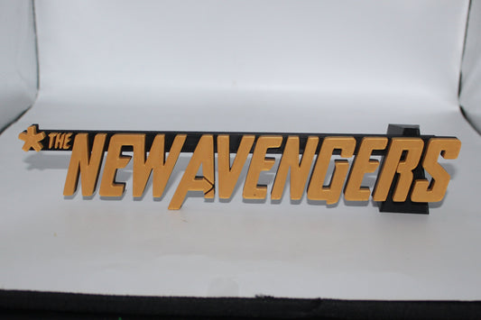 The New Avengers 3D printed Logo Sign Wall Desk Shelf Art