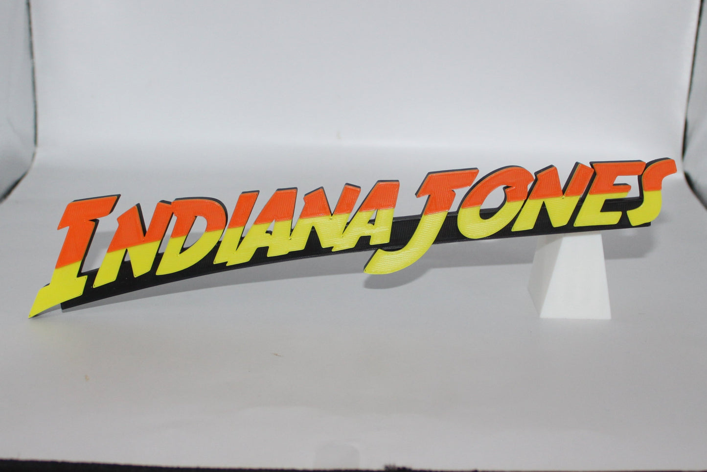 Indiana Jones 3D printed Logo Sign Wall Desk Shelf Art