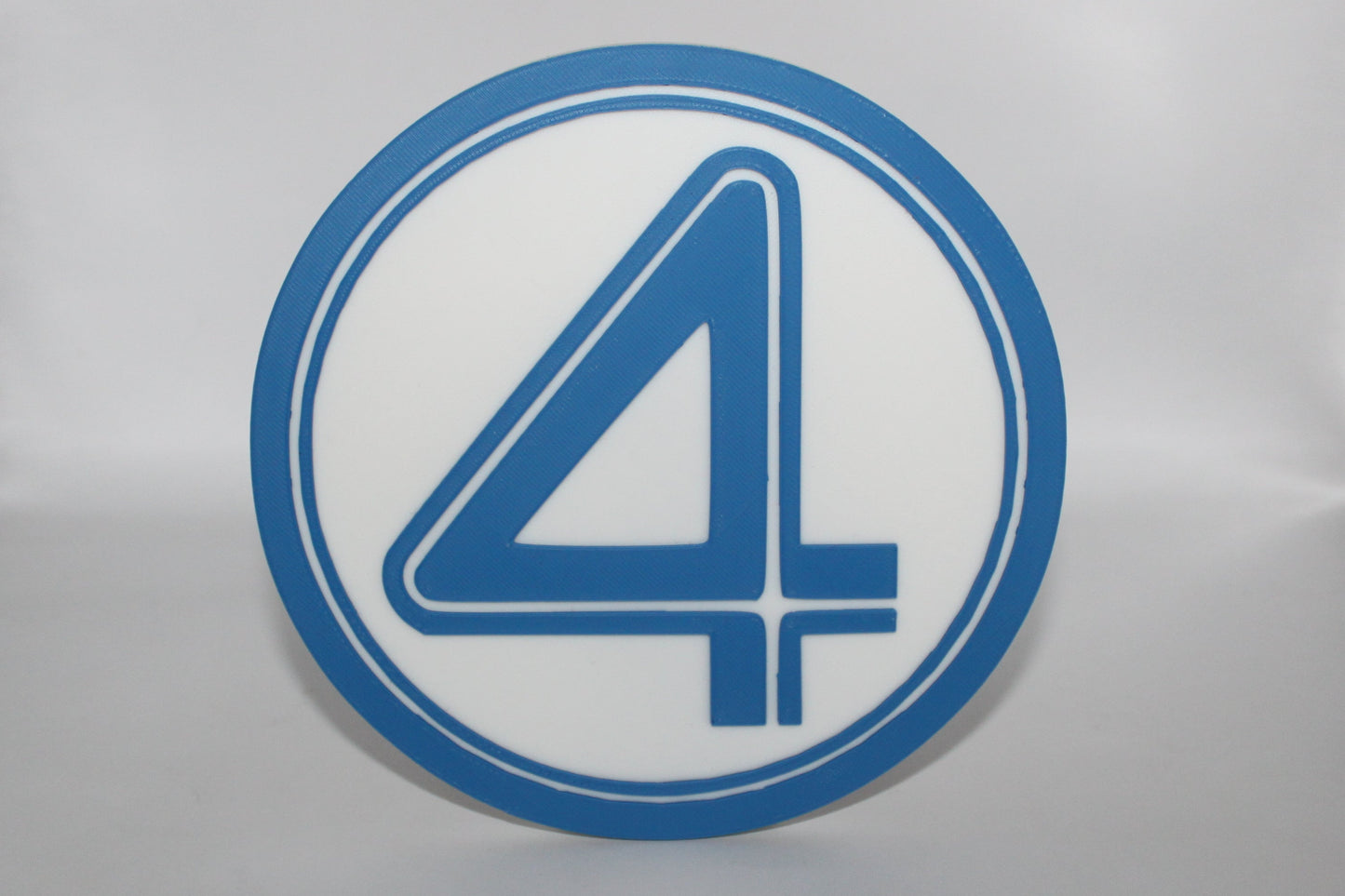 Fantastic Four 3D printed Logo Sign Wall Desk Shelf Art