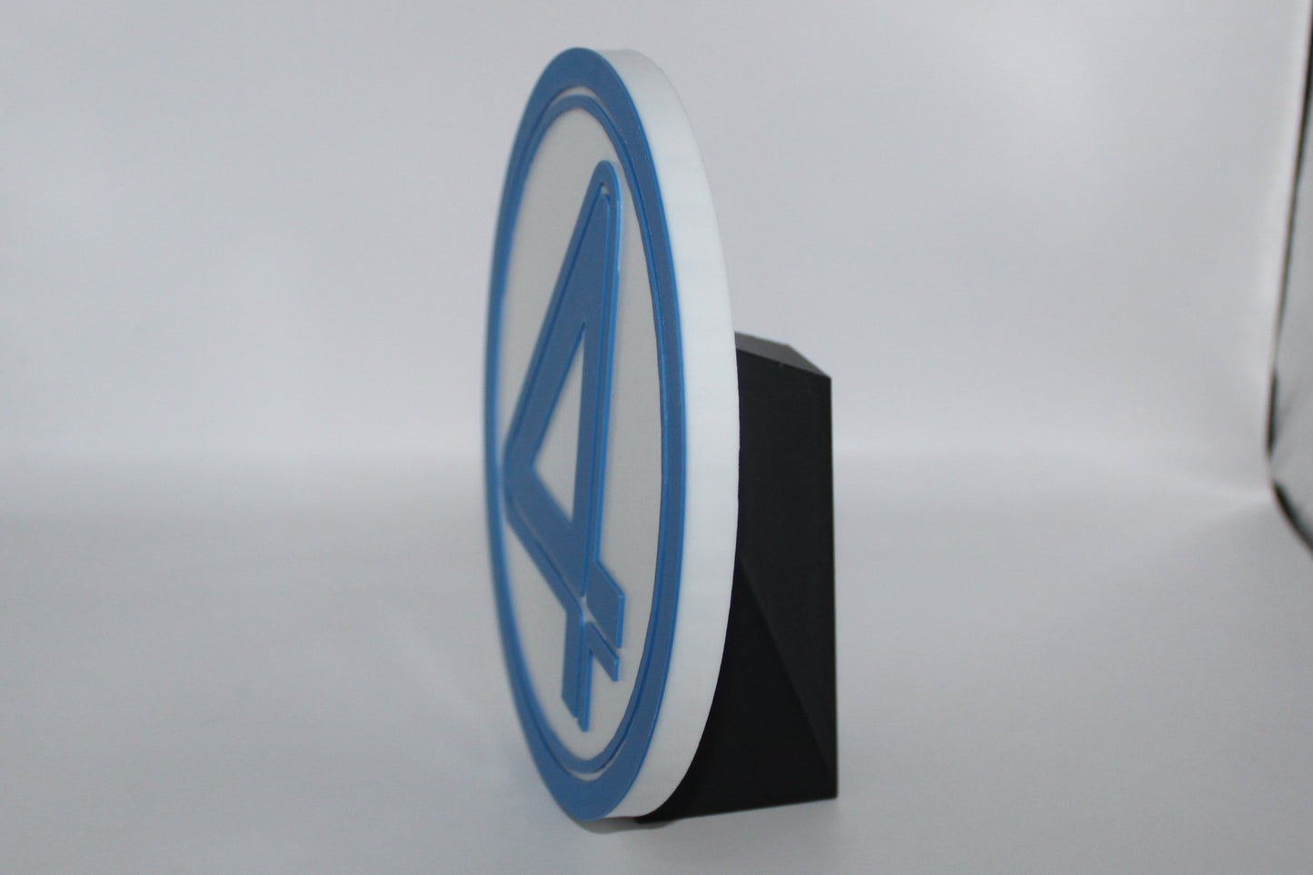 Fantastic Four 3D printed Logo Sign Wall Desk Shelf Art