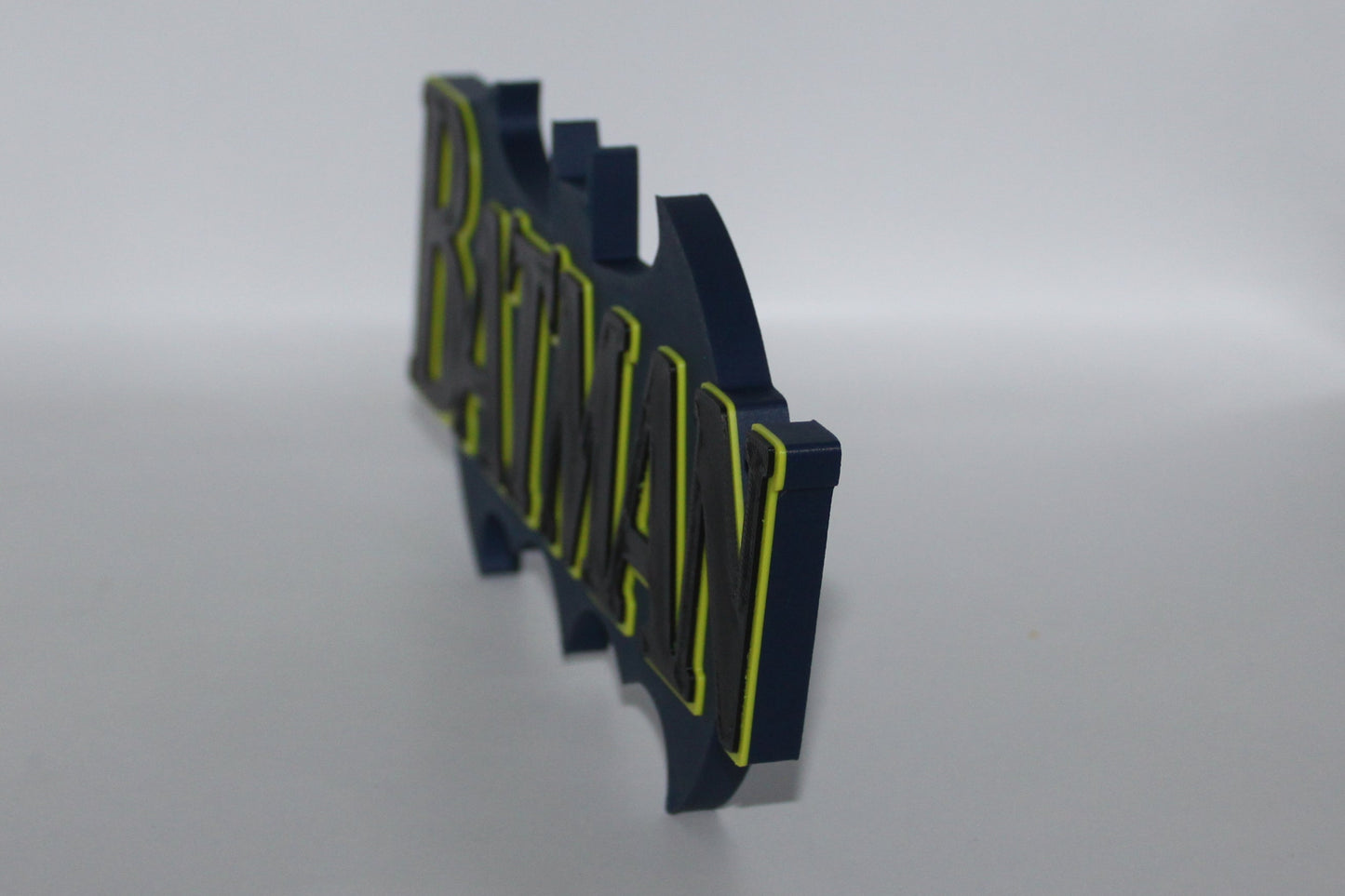 Batman 3D printed Logo Sign Wall Desk Shelf Art
