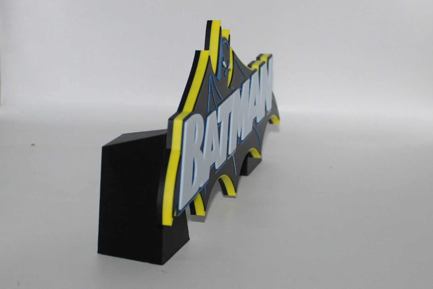 Batman, 3D printed Logo Sign Wall Desk Shelf Art