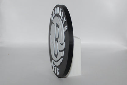 Brooklyn Nets 3D printed Logo Sign Wall Desk Shelf Art