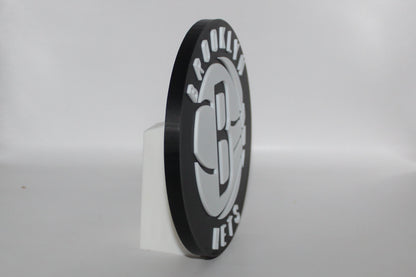 Brooklyn Nets 3D printed Logo Sign Wall Desk Shelf Art