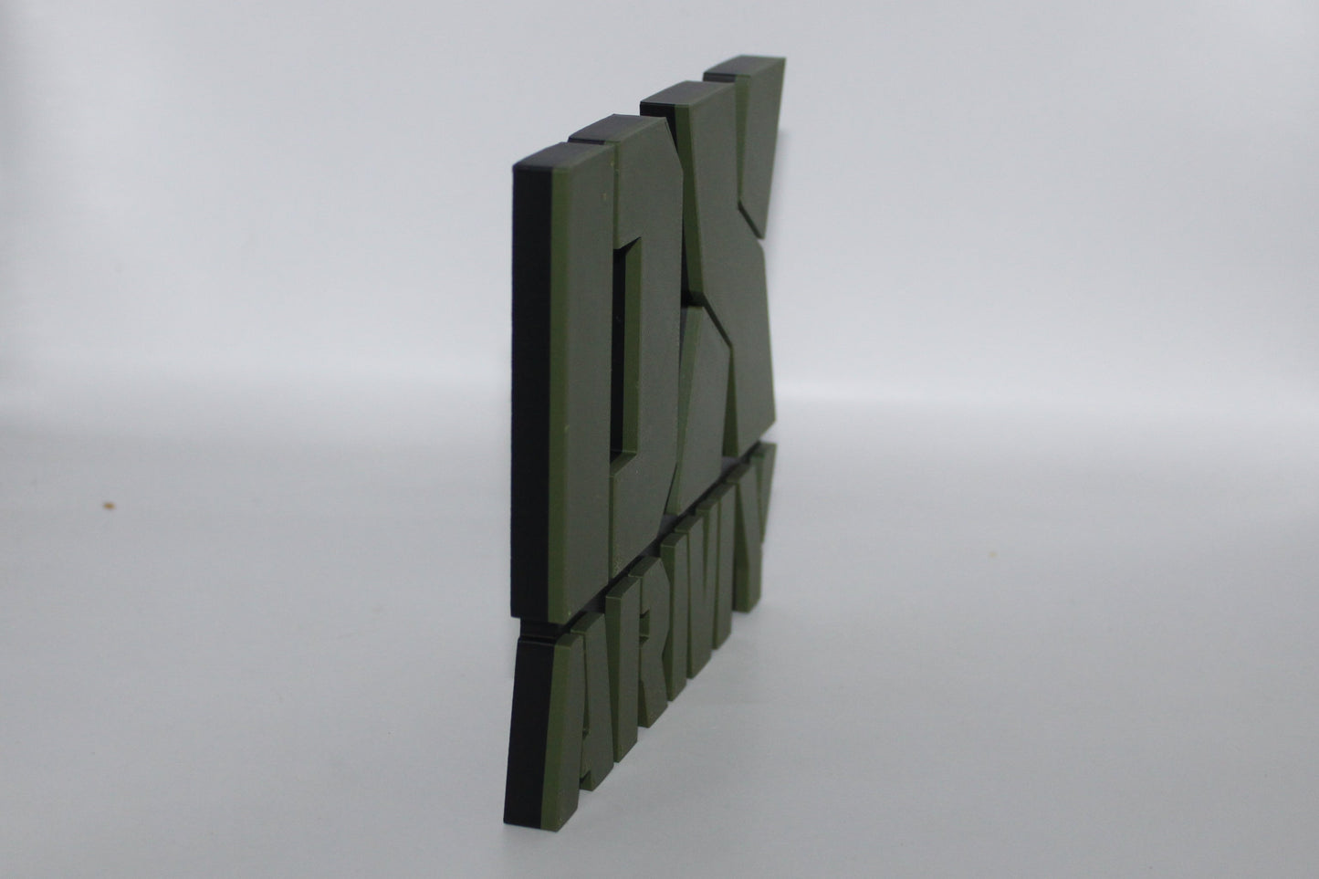 DX Army 3D printed Logo Sign Wall Desk Shelf Art