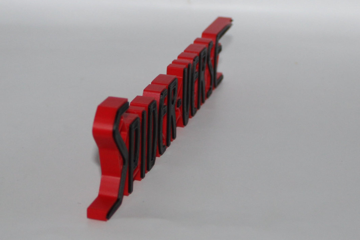 Spider-Verse 3D printed Logo Sign Wall Desk Shelf Art