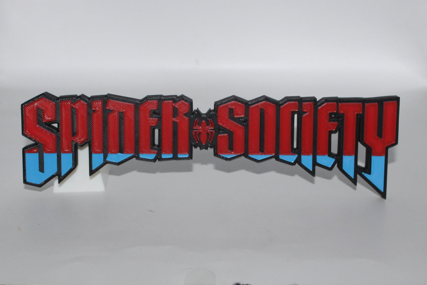 Spider-Society 3D printed Logo Sign Wall Desk Shelf Art