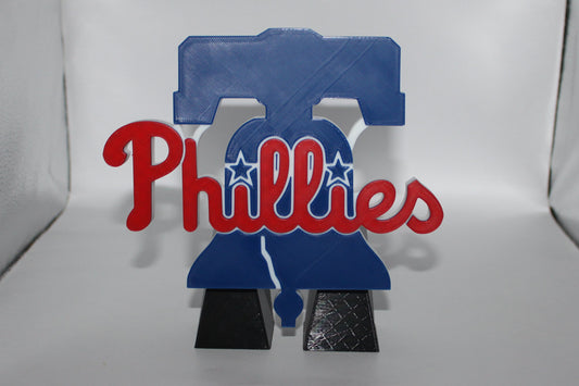 Philadelphia Phillies, 3D printed Logo, Sign, Wall, Desk, Fridge, Shelf Art
