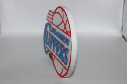 Los Angeles Clippers 3D printed Logo Sign Wall Desk Shelf Art