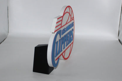 Los Angeles Clippers 3D printed Logo Sign Wall Desk Shelf Art