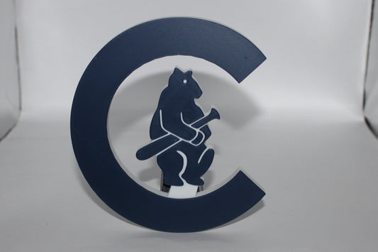 Chicago Cubs, MLB 3D printed Logo Sign Wall Desk Shelf Art