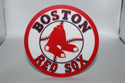 Boston Red Sox 3D printed Logo Sign Wall Desk Shelf Art