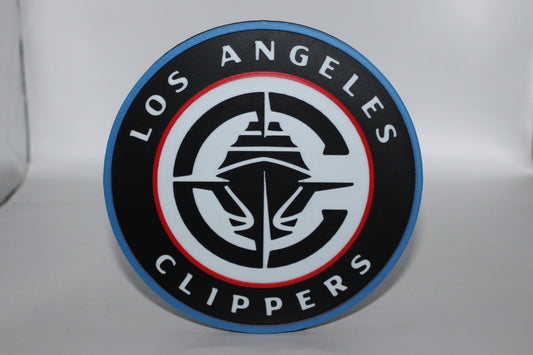 Los Angeles Clippers 3D printed Logo Sign Wall Desk Shelf Art