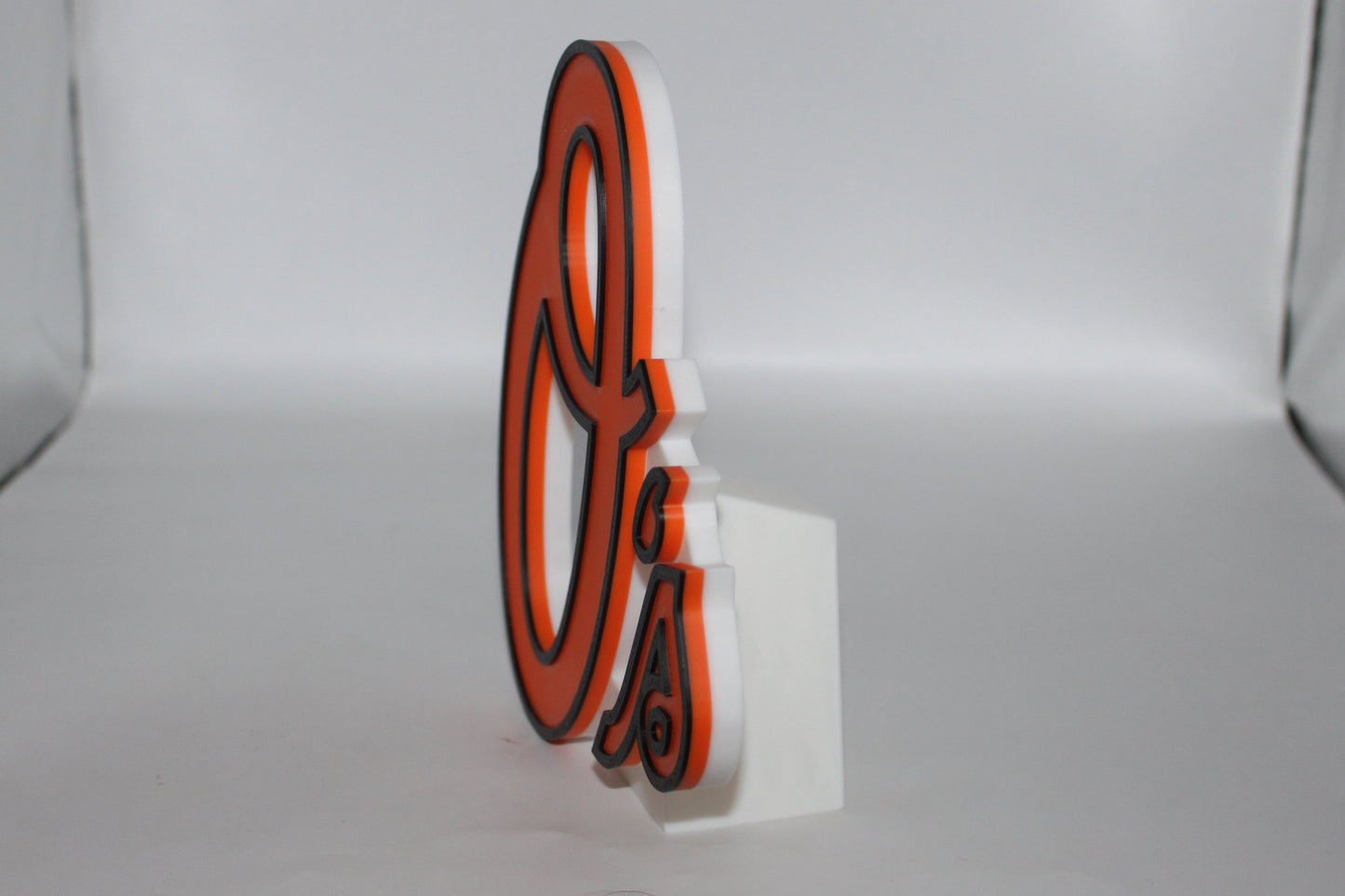 Baltimore Orioles 3D printed Logo Sign Wall Desk Shelf Art