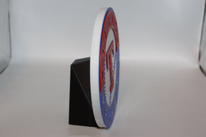 Texas Rangers 3D printed Logo Sign Wall Desk Shelf Art