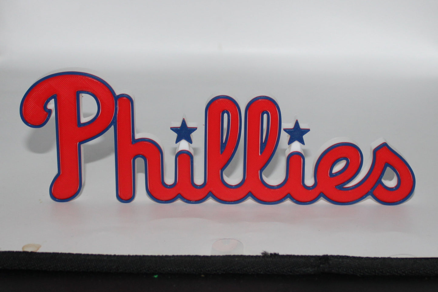 Philadelphia Phillies, 3D printed Logo, Sign, Wall, Desk, Fridge, Shelf Art