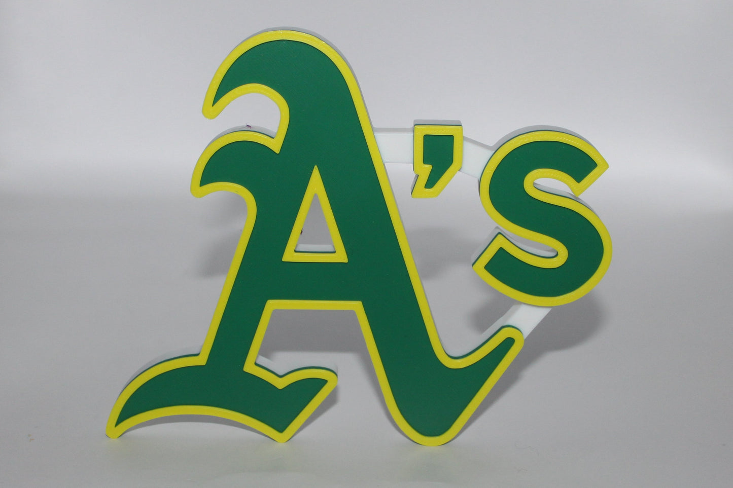 Oakland Athletics 3D printed Logo Sign Wall Desk Shelf Art