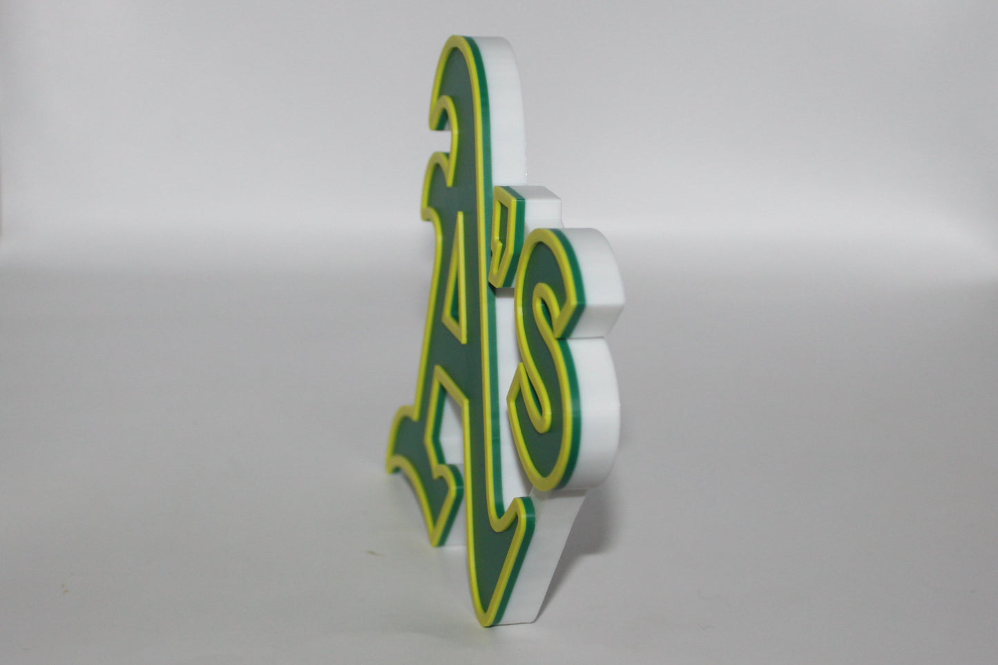 Oakland Athletics 3D printed Logo Sign Wall Desk Shelf Art