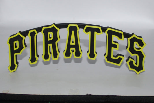 Pittsburgh Pirates, MLB 3D printed Logo Sign Wall Desk Shelf Art