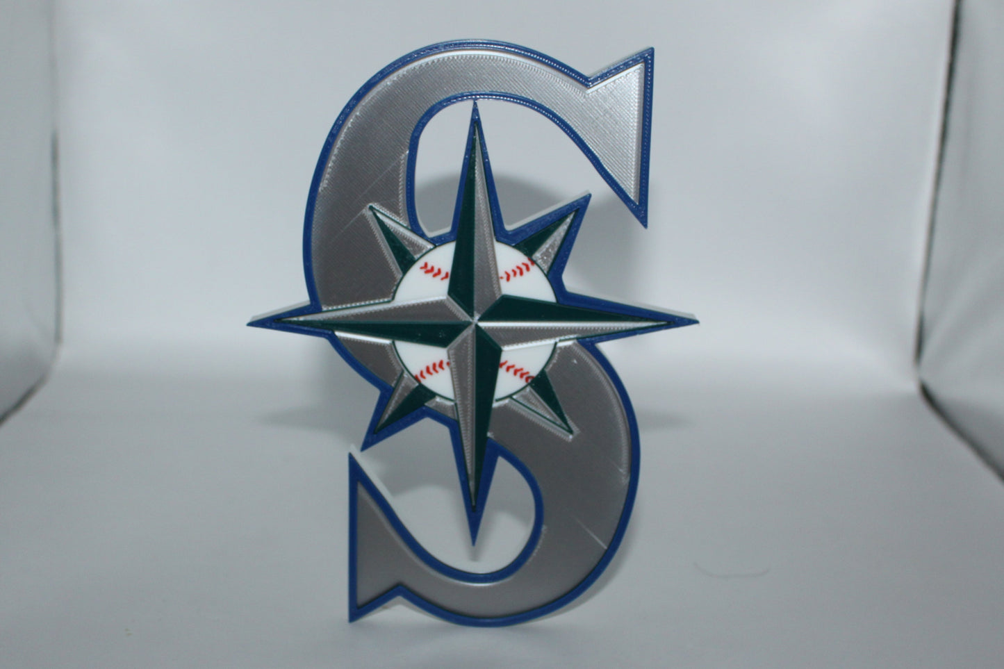 Seattle Mariners, MLB 3D printed Logo Sign Wall Desk Shelf Art