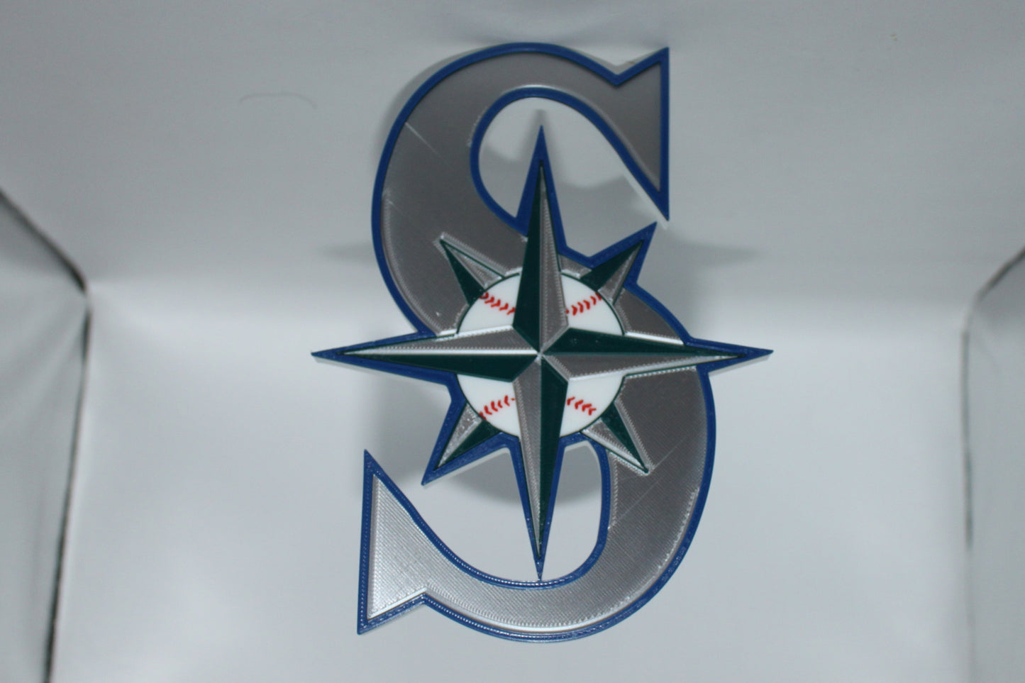 Seattle Mariners, MLB 3D printed Logo Sign Wall Desk Shelf Art