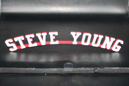 Steve Young, San Francisco 49ers, NFL 3D printed Logo, Sign, Wall, Desk, Fridge, Shelf Art