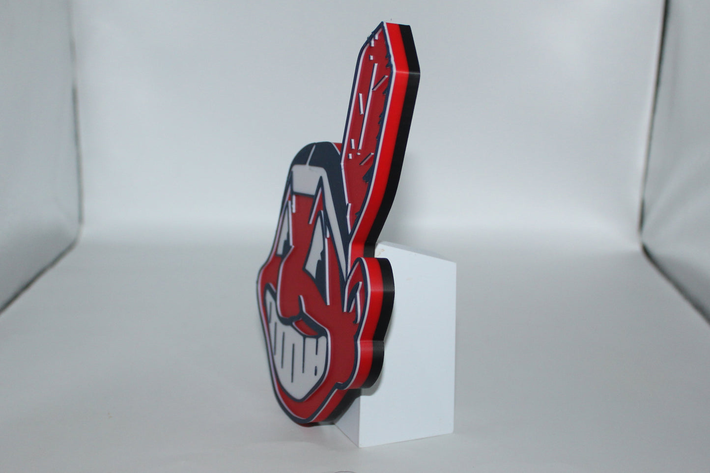 Cleveland Indians, 3D printed Logo Sign Wall Desk Shelf Art