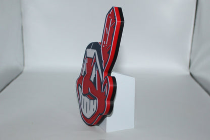 Cleveland Indians, 3D printed Logo Sign Wall Desk Shelf Art