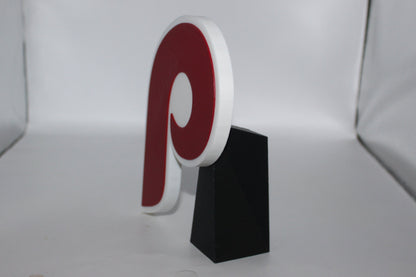 Philadelphia Phillies, 3D printed Logo, Sign, Wall, Desk, Fridge, Shelf Art