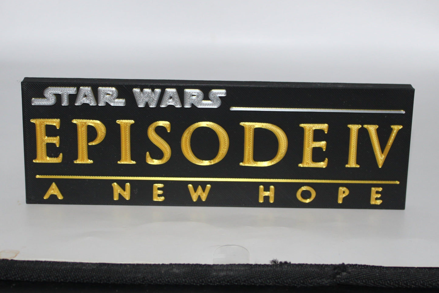 Star Wars, A New Hope, 3D printed Logo Sign Wall Desk Shelf Art