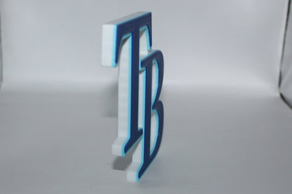 Tampa Bay Rays, MLB 3D printed Logo Sign Wall Desk Shelf Art