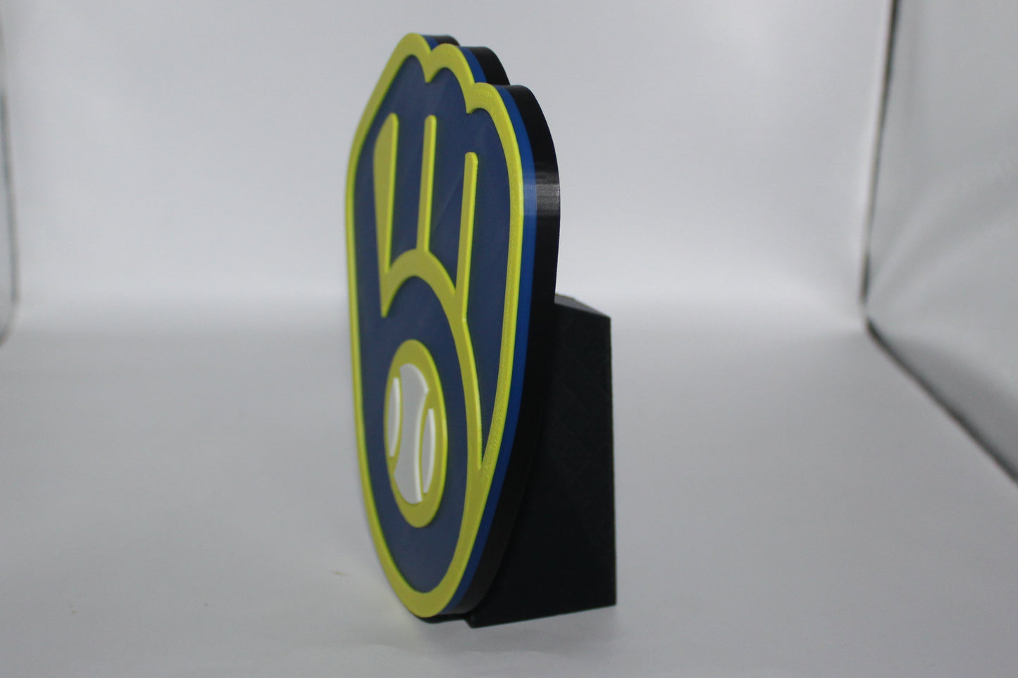 Milwaukee Brewers 3D printed Logo Sign Wall Desk Shelf Art