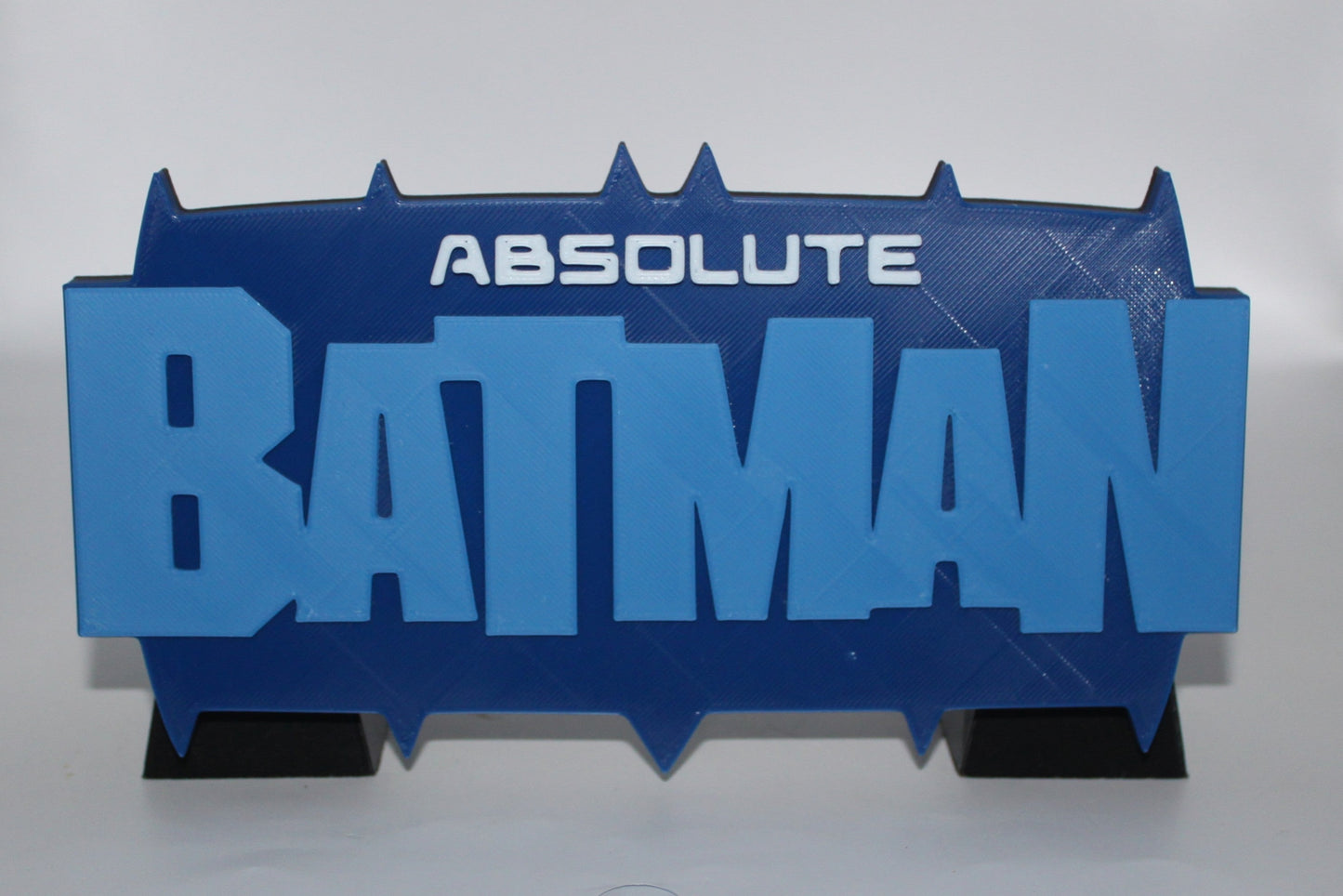 Absolute Batman 3D printed Logo Sign Wall Desk Shelf Art
