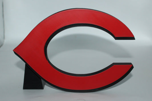 Cincinnati Reds , MLB 3D printed Logo Sign Wall Desk Shelf Art