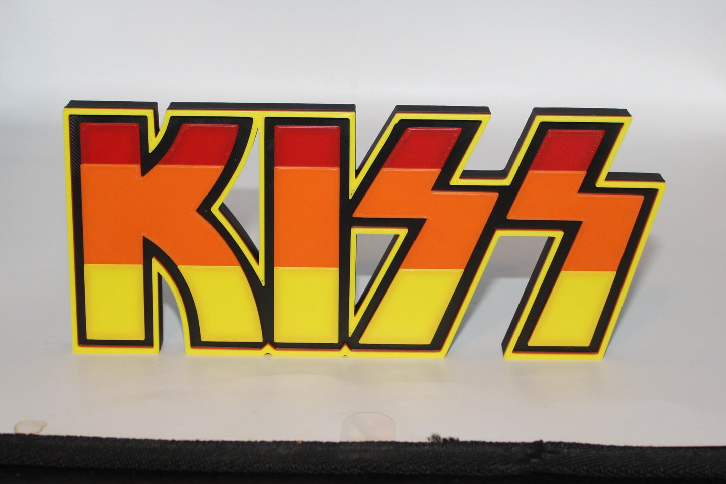 Kiss 3D printed Logo Sign Wall Desk Shelf Art