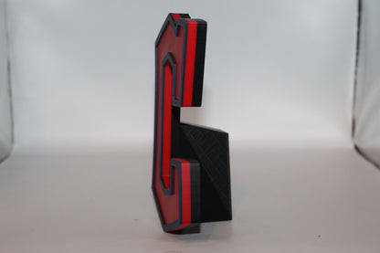 Cleveland Guardians, 3D printed Logo Sign Wall Desk Shelf Art